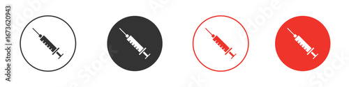 Syringe icon symbol for your website design, logo, app, UI.