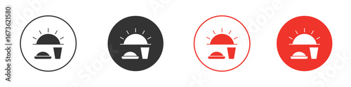 Sahur time icon symbol for your website design, logo, app, UI.