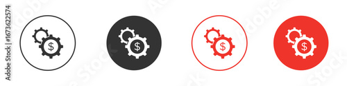 Money processes icon symbol for your website design, logo, app, UI.