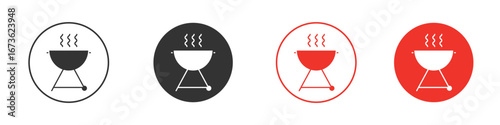 Grill icon symbol for your website design, logo, app, UI.