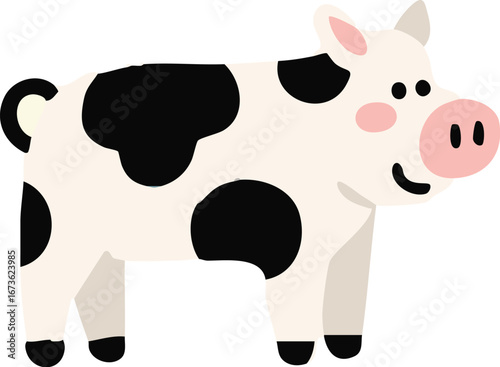 funny cow cartoon