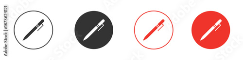 Fountain pen icon symbol for your website design, logo, app, UI.