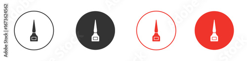 Eyeliner bottle icon symbol for your website design, logo, app, UI.