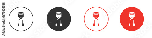 Eyelash curler icon symbol for your website design, logo, app, UI.