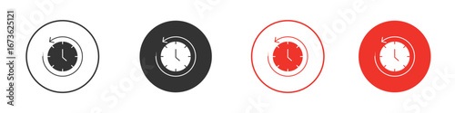 Course of time icon symbol for your website design, logo, app, UI.