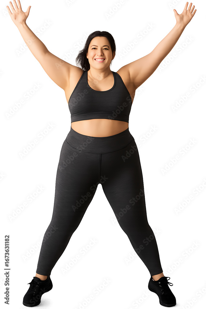 Obraz premium young woman doing yoga