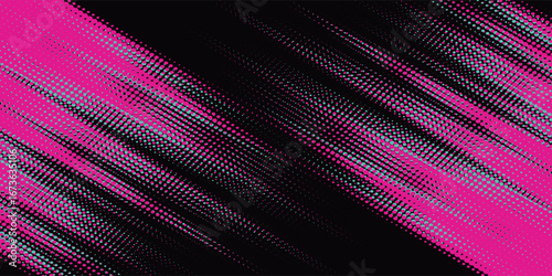 Car sticker wrap banner abstract sporty lines pink blue greenish grunge color combination brush storm thunder pattern racing motorsport, vector illustration.
