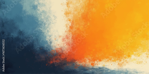 Fiery orange and red grunge texture with a smokey vintage paper background