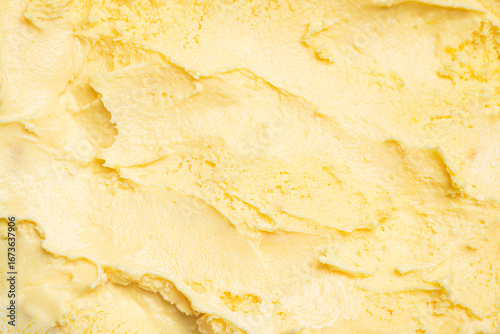 Pineapple tropical fruit ice cream texture