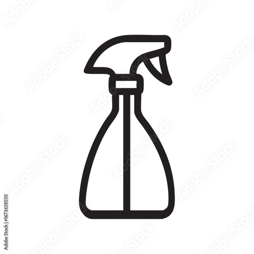 A simple icon of a spray bottle.