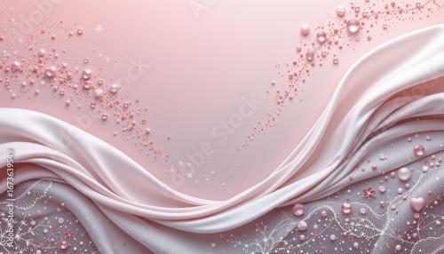 powdery rose fade theme with soft rose with ivory white, gradient with velvet softness, powdery mist flecks, seamless flowing backdrop, light and graceful