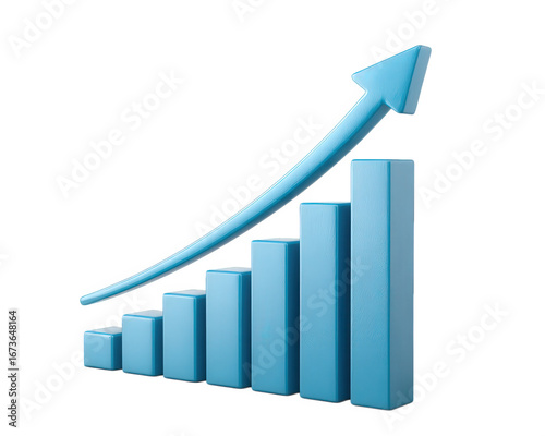Bar chart arrow growth business success blue upward finance increase progress 3D illustration of blue bar chart with upward arrow symbolizing business growth and financial success conveying Free Download Bar chart arrow growth business success blue upward finance increase progress 3D illustration of blue bar chart with upward arrow symbolizing business growth and financial success conveying - GFXLoad