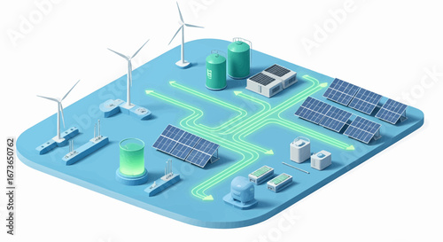 Sustainable Energy System Clean Power Generation and Distribution