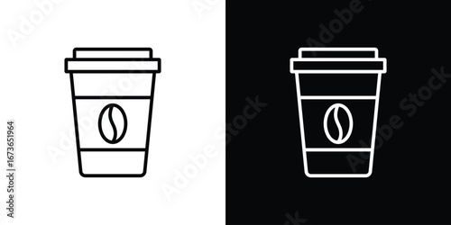 coffee cup icon Illustration. Vector Graphic. EPS 10