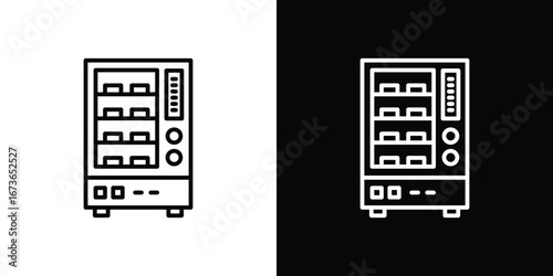 Vending machine icon Illustration. Vector Graphic. EPS 10