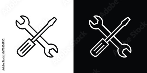 Repair tools icon Illustration. Vector Graphic. EPS 10