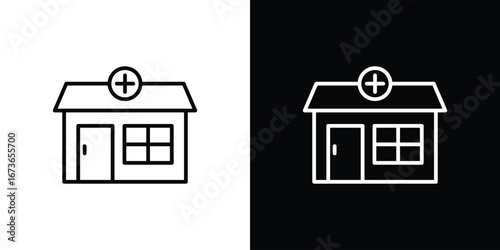 Pharmacy icon Illustration. Vector Graphic. EPS 10