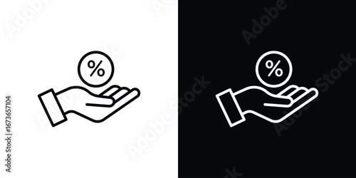 Interest icon Illustration. Vector Graphic. EPS 10