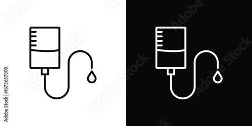 IV drip icon Illustration. Vector Graphic. EPS 10