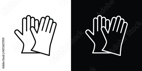 Glove icon Illustration. Vector Graphic. EPS 10