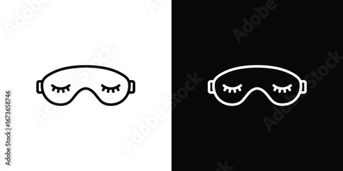 Eye mask icon Illustration. Vector Graphic. EPS 10
