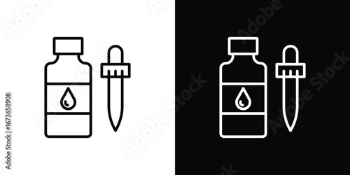 Essential oils icon Illustration. Vector Graphic. EPS 10