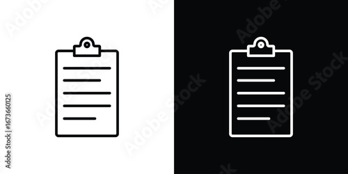 Clipboard icon Illustration. Vector Graphic. EPS 10