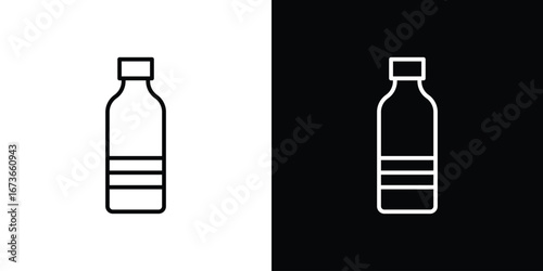 Bottle icon Illustration. Vector Graphic. EPS 10