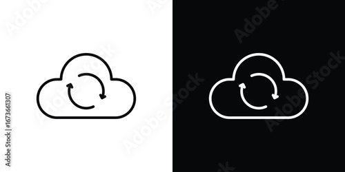 Backup icon Illustration. Vector Graphic. EPS 10