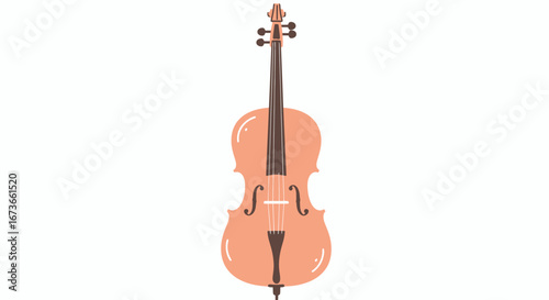 Cello illustration celebrating International Music Day classical music depth elegance harmony and cultural unity