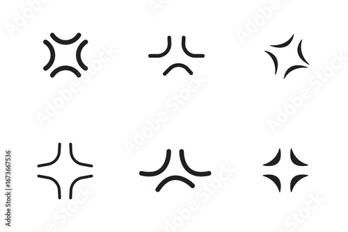 angry comic element symbol