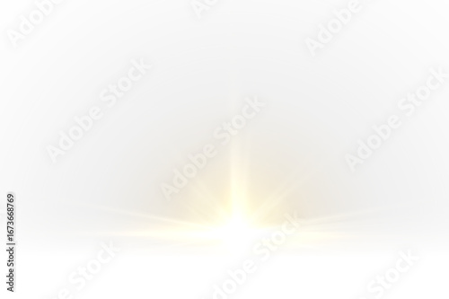 Golden light flare PNG, radiant burst with sparkling shine. Luxury glowing star effect creates futuristic elegance. Lens flare highlights party style. PNG sparkling elements for festive celebration vi
