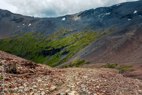 Challenging ascent with panoramic views across Patagonian mountains