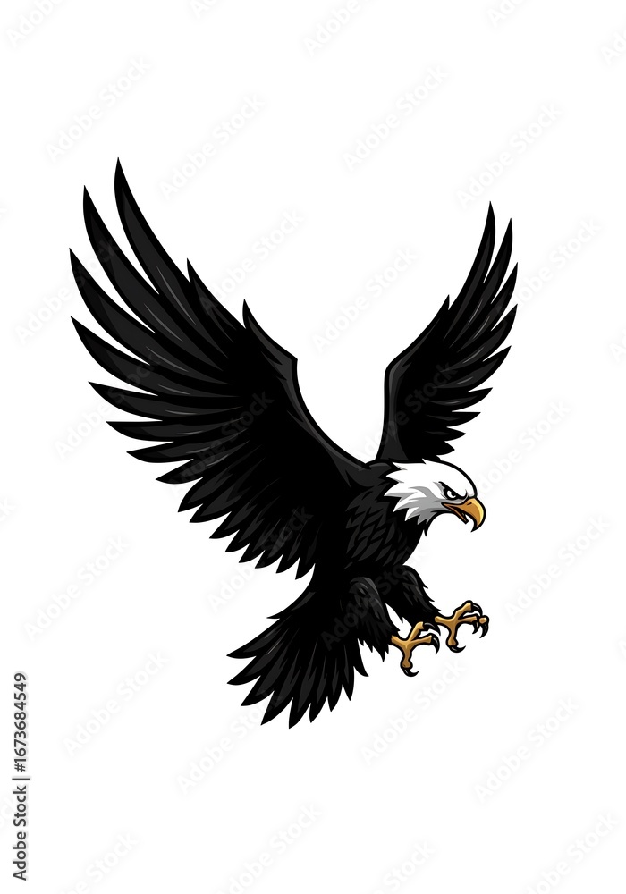 Obraz premium Apex Predator's Descent