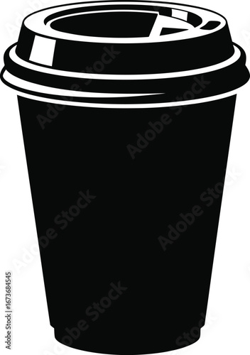 Disposable Coffee Cup Silhouette