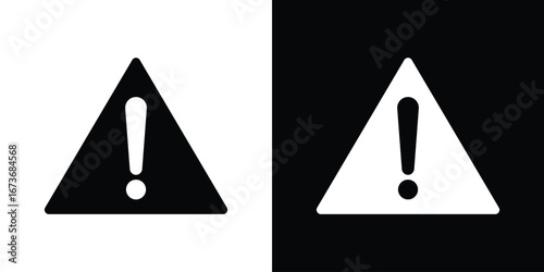 Risk icon. The black silhouette vector