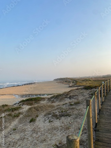 Wallpaper Mural Wooden boardwalk on the beach Torontodigital.ca
