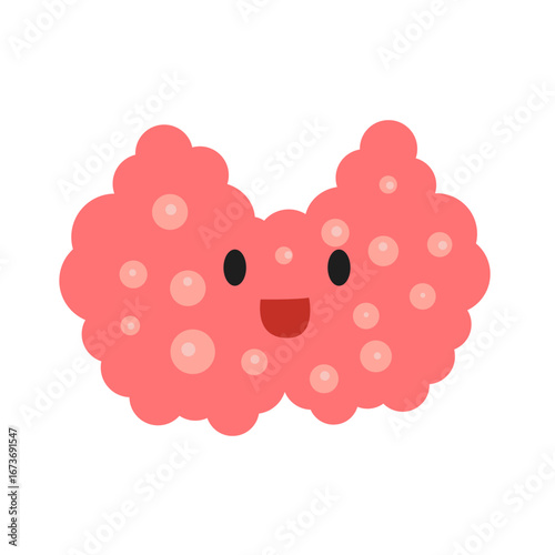 thyroid disease concept. vector illustration