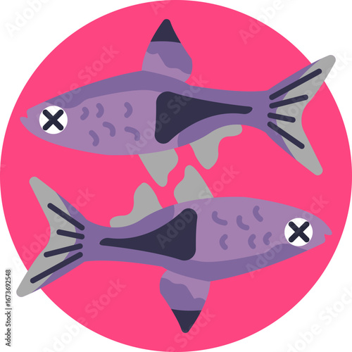 Icon symbolizing fish dishes or seafood ingredients.