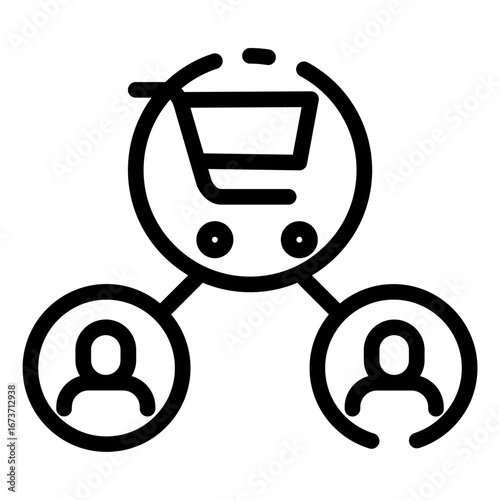 Affiliate system icon