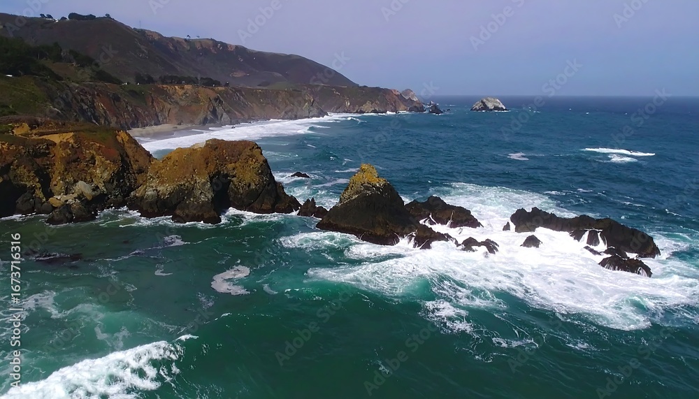 Fototapeta premium Dramatic Pacific Coastline