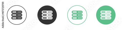 Server rack icon for design and web.