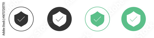 Security icon for design and web.