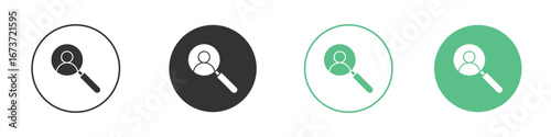Recruitment icon for design and web.