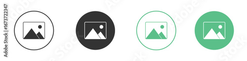 Picture icon for design and web.