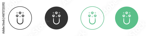 Lead generation icon for design and web.
