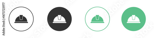 Helmet icon for design and web.