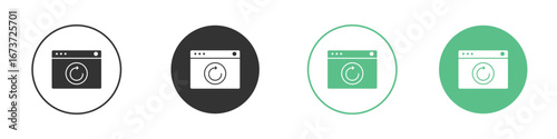 Data backup icon for design and web.