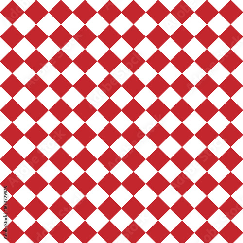 Seamless harlequin pattern with diamonds on a white background. Diamond checkerboard, chessboard seamless Repeat seamless pattern design for fabric printing or background. eps 10