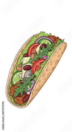 Deliciously prepared gourmet tacos filled with fresh ingredients awaiting your enjoyment